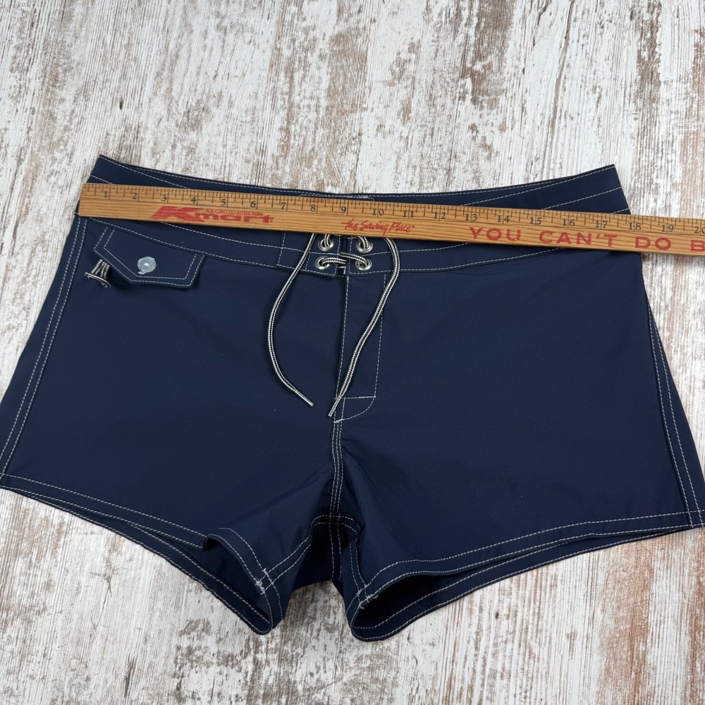 Birdwell Beach Britches Navy Blue Board Shorts Womens 10 Surf Swim WA3404 USA - Picture 5 of 7